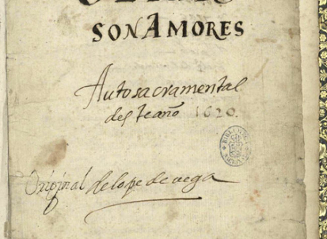 Obras son amores. Lope de Vega. 1618, Res/143, BNE