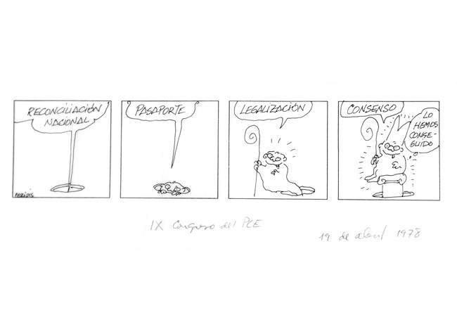 Peridis, IX Congreso del PCE, 1978