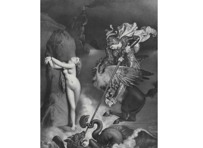 Roger et Angelique de Jean Pierre Sudre (ca. 1839). BNE, INVENT/31481