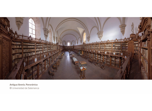 Antigua Librería. Panorámica, Universidad de Salamanca
