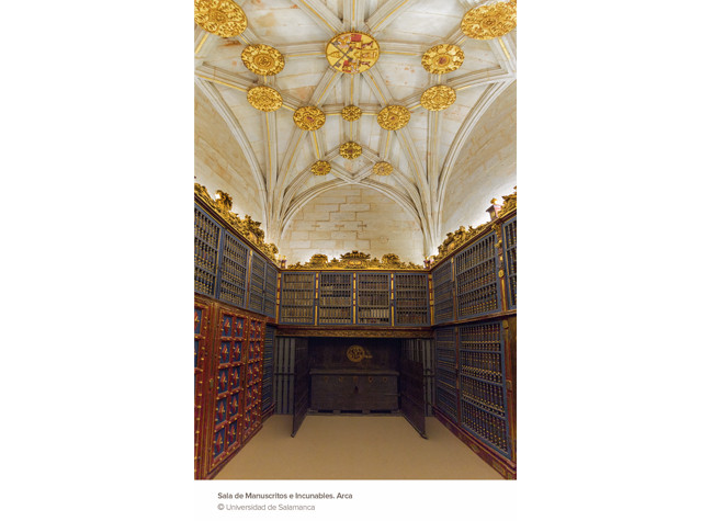 Sala de Manuscritos e Incunables. Arca, Universidad de Salamanca