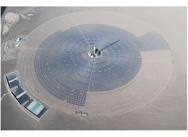 ACS.  Planta termosolar Crescent Dunes, Nevada. Actualidad. BNE.