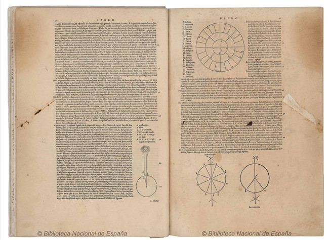 Marco Vitruvio Polión, I dieci libri dellarchitettura, 1556. BNE, R/33475