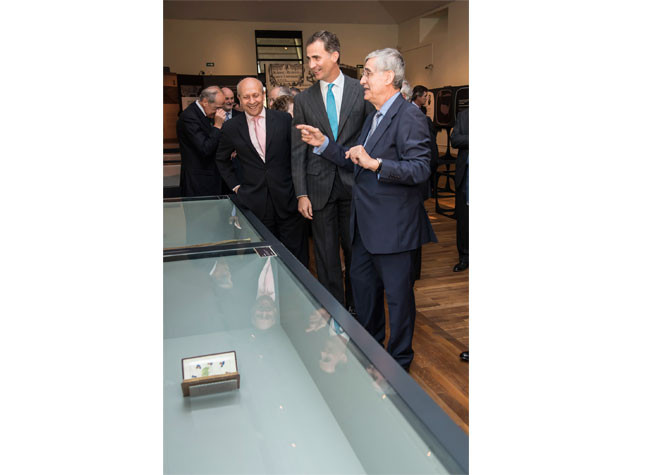 Su Majestad el Rey Felipe VI en la inauguración de la exposición Diseñar América
