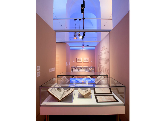 Sala de exposiciones El imaginario de Leonardo. Servicio fotográfico de la BNE
