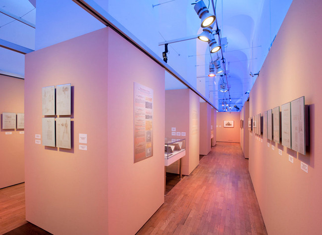Sala de exposiciones El imaginario de Leonardo. Servicio fotográfico de la BNE