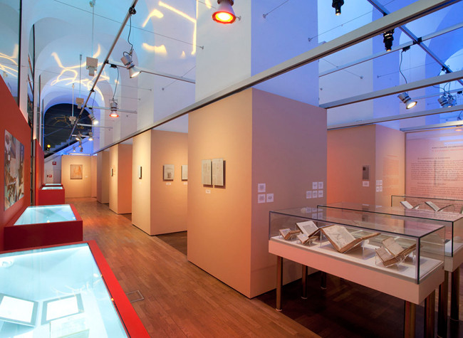 Sala de exposiciones El imaginario de Leonardo. Servicio fotográfico de la BNE