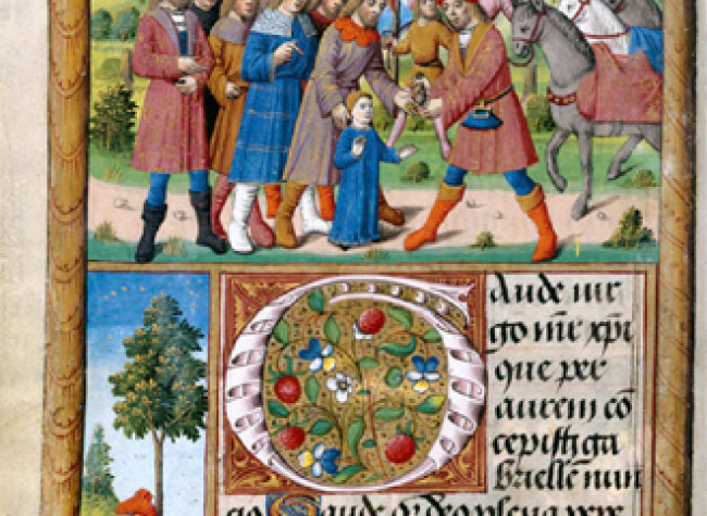 Libro de horas de Carlos V. S.XVI. BNE, Vitr/24/3