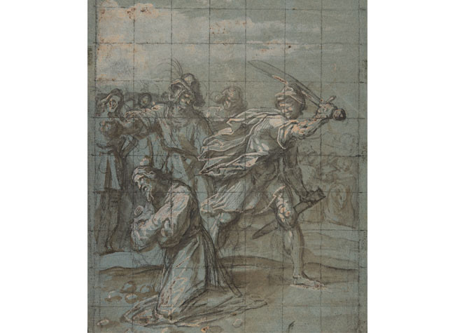 Martirio de un santo, de Vicente Carducho. DIB 18/1/8447