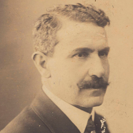 Retrato de Salvador Rueda procedente del FEDAC: Archivo de Fotografía Histórica de Canarias (BVPB)