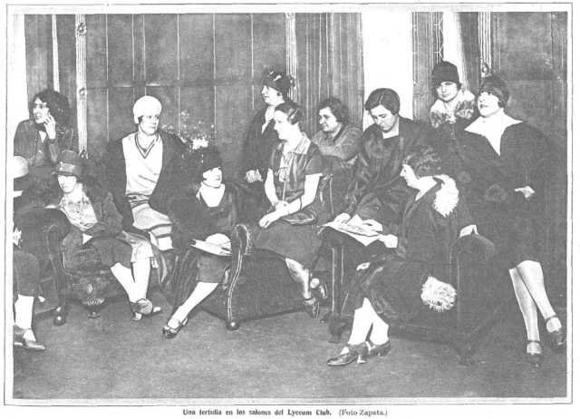 Una tertulia en los salones del Lyceum Club